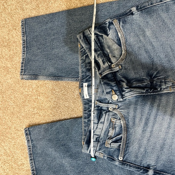 Good American Good '90S Wide Leg | Relaxed Crossover Jeans GNICOW384T Size 4/27 - Picture 10 of 16